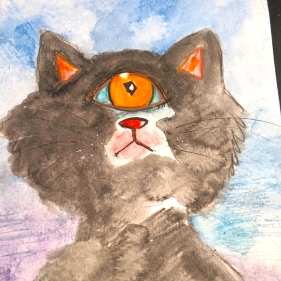 Handpainted CATACLOPS😻😽😺😹😸🧟🧟‍♀️🧟‍♂️🧌👻👺👹☠️👻 - Picture 1 of 11